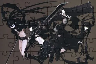 Blackâ˜…Rock Shooter 7 jigsaw puzzle
