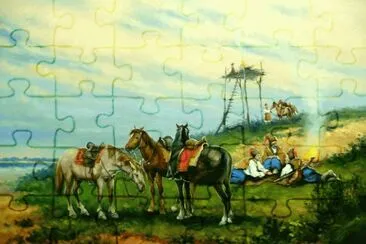 פאזל של cavalos
