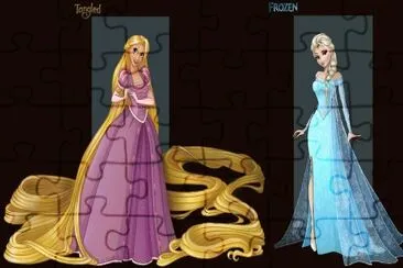 Rapunzel Elsa jigsaw puzzle