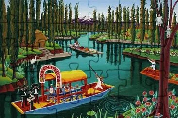 Floating Gardens Xochimilco  Mexico