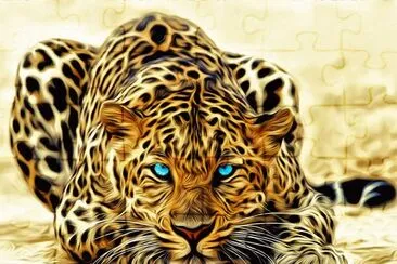 leopardo jigsaw puzzle
