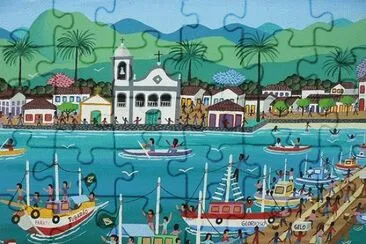 Native art jigsaw puzzle
