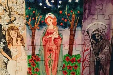 trittico della Grande Madre