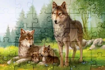 lobos jigsaw puzzle