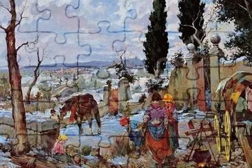 Pintura jigsaw puzzle