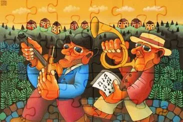 The Musicians by Guido Vedovato jigsaw puzzle