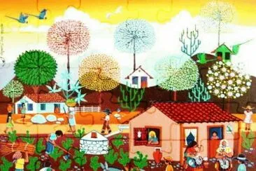 פאזל של Native art