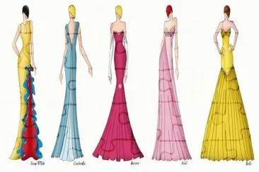 SnowWhite Cinderella Aurora Ariel Belle