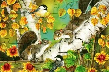 esquilos jigsaw puzzle