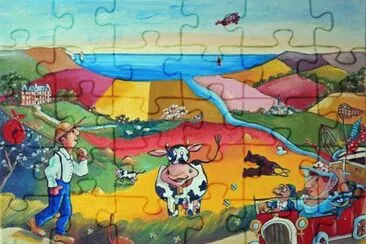 Traveling in the Countryside jigsaw puzzle