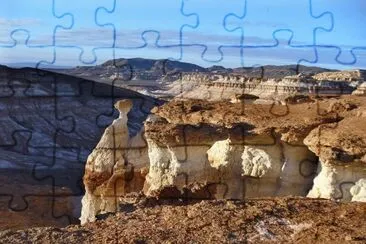 Sierras Blancas. Patagonia argentina jigsaw puzzle