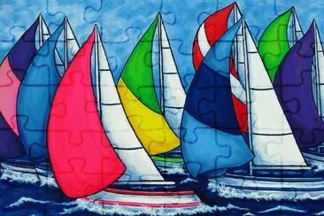 Colorful Regatta by Lisa Lorenz