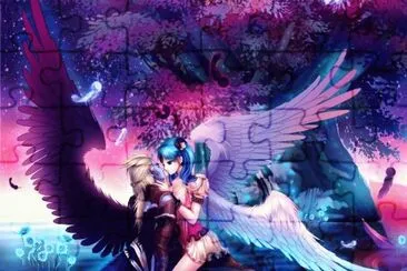 Ãngeles animÃ© enamorados
