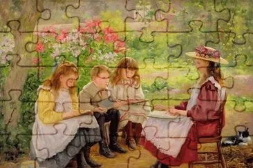 leitura jigsaw puzzle
