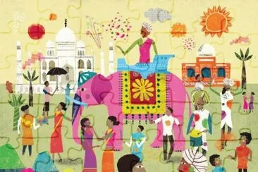 Indian Taj Mahal illustration