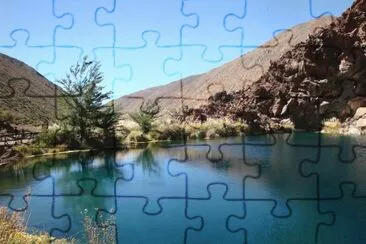 פאזל של Laguna de la NiÃ±a Encantada. Mendoza