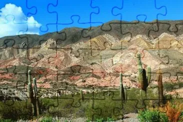 En el camino a Cachi. Salta. Argentina jigsaw puzzle