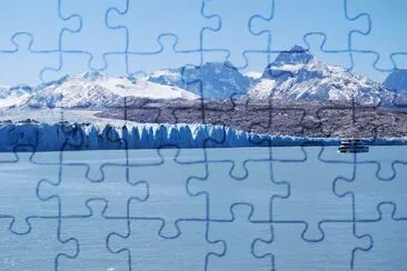 Glaciar Upsala. Patagonia argentina jigsaw puzzle