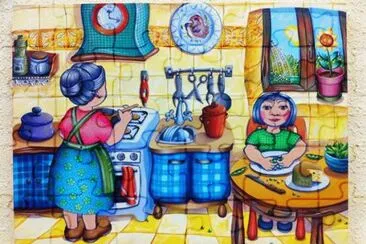 In the Kitchen by Carolina Cuadrileros