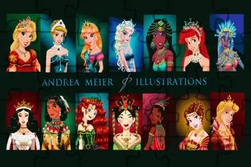 Princesses jigsaw puzzle