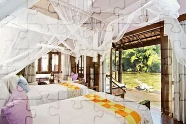 Bungalow en Tailandia jigsaw puzzle