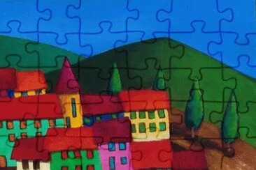 Mountain village by Sara Catena