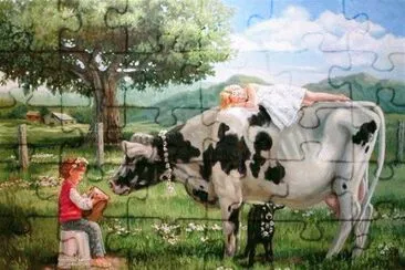 vaca jigsaw puzzle