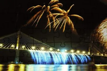 Rosario de fiesta. Santa Fe. Argentina