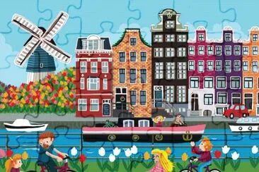 Dutch Springtime by Sophie Rohrbach jigsaw puzzle