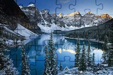 Lago Moraine. CanadÃ¡ jigsaw puzzle