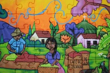 Coffee from El Salvador by Fernado Llort jigsaw puzzle