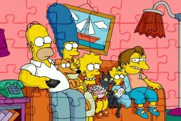Los Simpson jigsaw puzzle