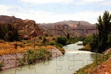 RÃ­o Atuel. Mendoza. Argentina jigsaw puzzle