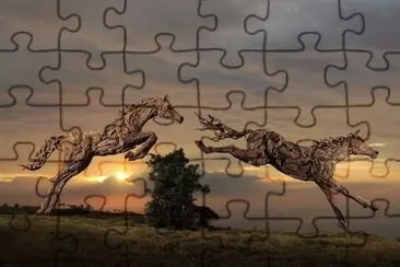 Amazing Driftwood Sculptures jigsaw puzzle