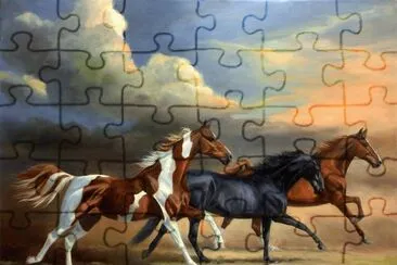 פאזל של cavalos
