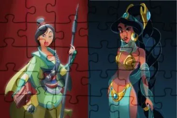 StarWars Mulan Jasmine jigsaw puzzle