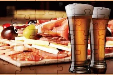 Picata con cerveza