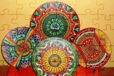 פאזל של mandalas