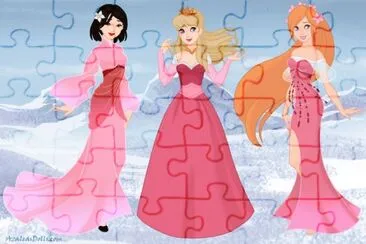 Mulan Aurora Giselle jigsaw puzzle