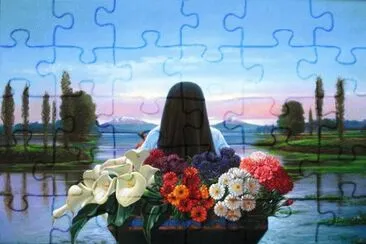  "Trajinera " de Armando Ahuatzi jigsaw puzzle