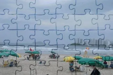 Praia das Pitangueiras - Guarujá- SP jigsaw puzzle