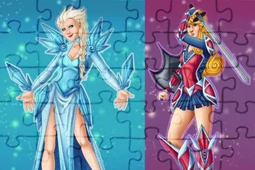 Elsa Aurora jigsaw puzzle