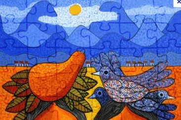 Dominican art by Candido Bido jigsaw puzzle