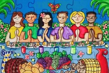 Praying for Food jigsaw puzzle