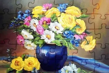 jarrÃ³n de flores amarillas