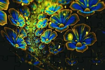 blu jigsaw puzzle