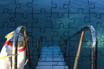 escalera al mar jigsaw puzzle