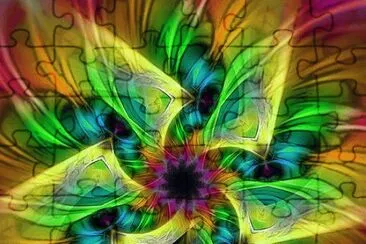 Fractal jigsaw puzzle