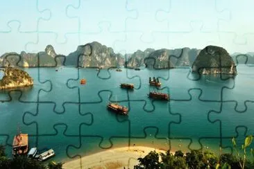 פאזל של BahÃ­a de Halong. Vietnam