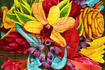 Floral Explosion jigsaw puzzle